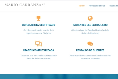 Diseño y desarrollo de sitio web médico: Caso de éxito Dr. Mario Carranza