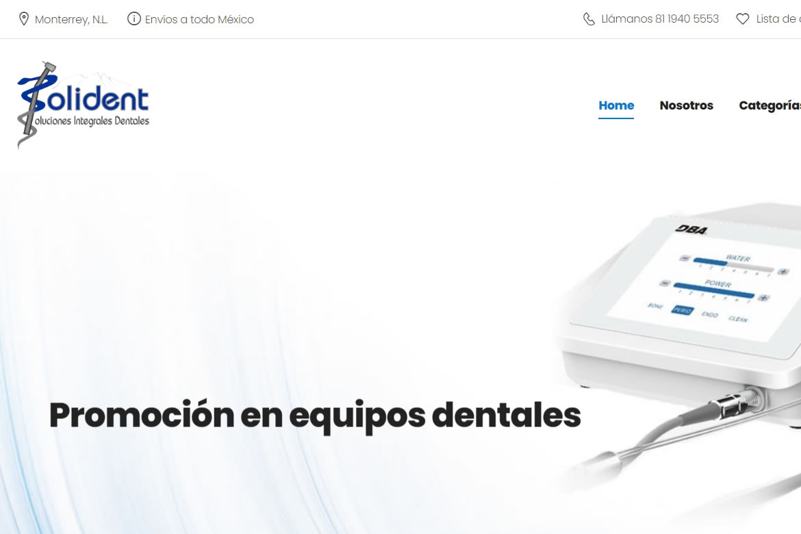 Solident, la nueva tienda en línea de productos odontológicos