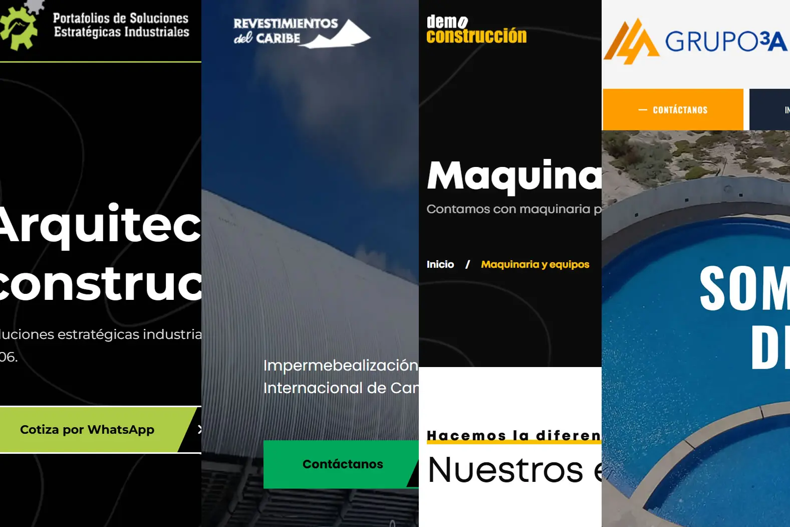 Proveedor Diseño web constructoras
